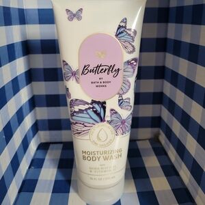 Bath & Body Works Purple and White Body Wash